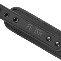 Collar Fetish Submissive con correa de cadena y forro de neopreno