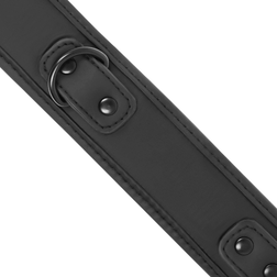 Collar Fetish Submissive con correa de cadena y forro de neopreno