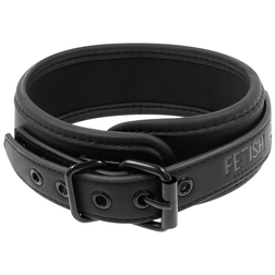 Collar Fetish Submissive con correa de cadena y forro de neopreno