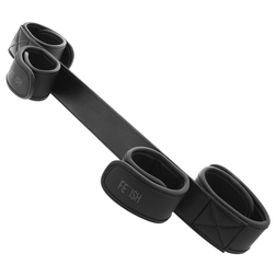Vue de profil de l'accessoire Sangle d'écartement 4 menottes doublure néoprène