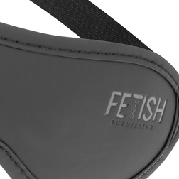 FETISH SUBMISSIVE MASQUE EN CUIR VEGAN II AVEC DOUBLURE EN NOPRENE