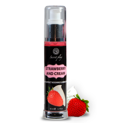 Lubrifiant chauffant fraise chantilly 50 ml — Strawberry and Cream