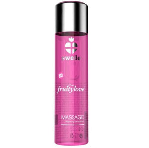 Huile massage chauffante comestible pamplemousse et mangue rose 60 ml — Fruity Love