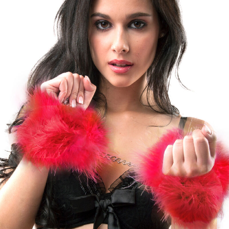 SECRETPLAY MENOTTES MARABOU ROUGE