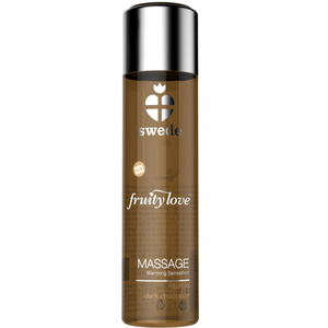 Huile de massage chauffante chocolat noir 120 ml — Fruity Love · Swede · Huiles aromatisées