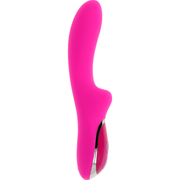 Vibrateur Courbé silicone 21 cm - vue produit de profil