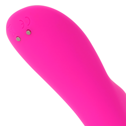 Vibrateur Courbé silicone 21 cm - gros plan produit