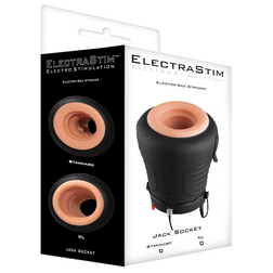 Masturbateur Électro Jack Socket bi-polaire - vue produit de profil