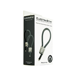 Cockring Prestige ElectraLoops argenté - vue produit de profil
