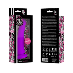 Gode silicone lisse point P 17 cm lilas