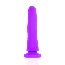 Gode silicone lisse point P 17 cm lilas