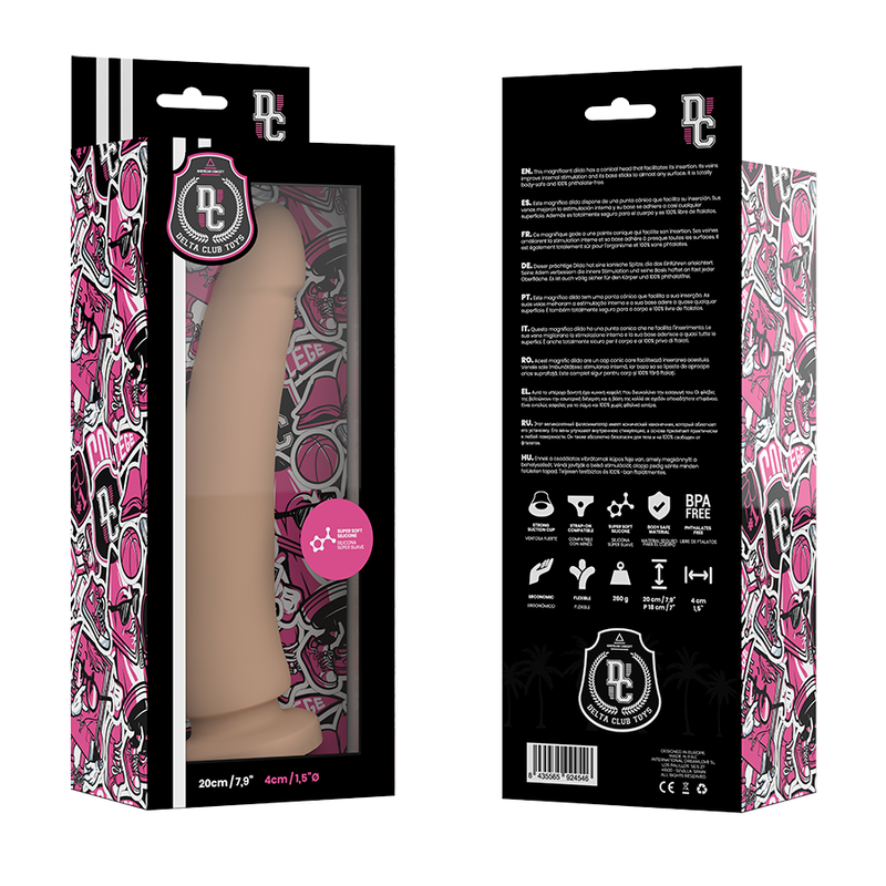 DELTA CLUB TOYS GODE NATUREL MEDICAL SILICONE 20 CM O 4 CM