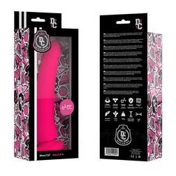 Gode silicone médical rose courbé 20 cm × 4 cm