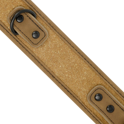 Collier + laisse chaîne style sellier chic cuir végan avec doublure néoprène — vue 5