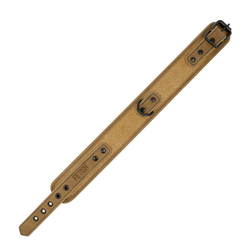 Collier + laisse chaîne style sellier chic cuir végan avec doublure néoprène — vue 7