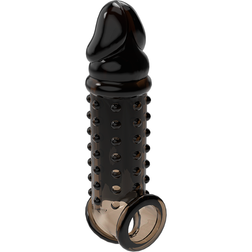 Gaine fermée texturée à picots noire +2 cm — vue détaillée