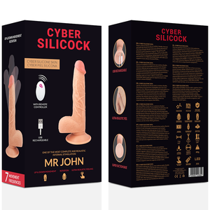 Gros gode réaliste va-et-vient + rotation 23,9 cm — emballage