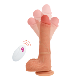 Gode réaliste rotation + va-et-vient 20,9 cm — Mr Rick