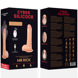 Gode réaliste rotation + va-et-vient 20,9 cm — Mr Rick