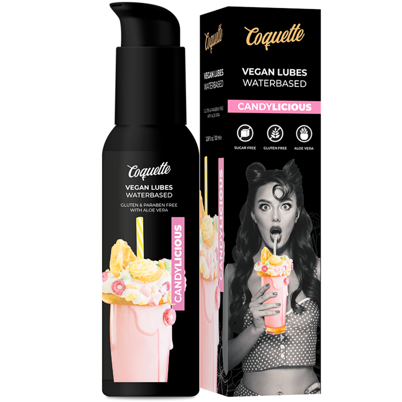 Lubrifiant vegan arôme caramel 100 ml — vue détaillée
