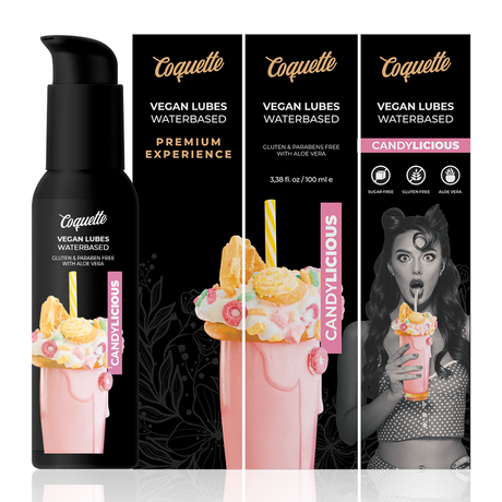 Lubrifiant vegan arôme caramel 100 ml — emballage