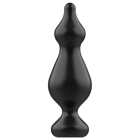 Plug double bulbe silicone 13,6 cm — vue détaillée