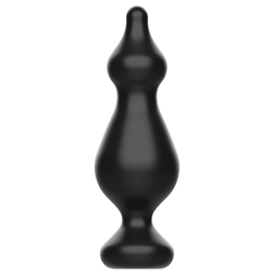 Plug double bulbe silicone 13,6 cm — gros plan