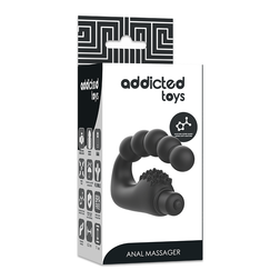 Silicone Vibrating Prostate Massager with 5 Beads