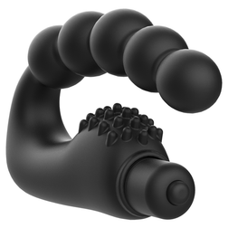 Silicone Vibrating Prostate Massager with 5 Beads