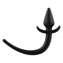 Plug queue de chien silicone — vue détaillée