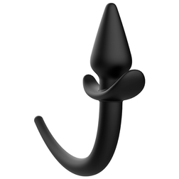 Plug queue de chien silicone — vue de profil