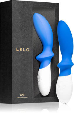 Masseur prostatique WaveMotion6 modes bleu — LELO Loki — vue de face