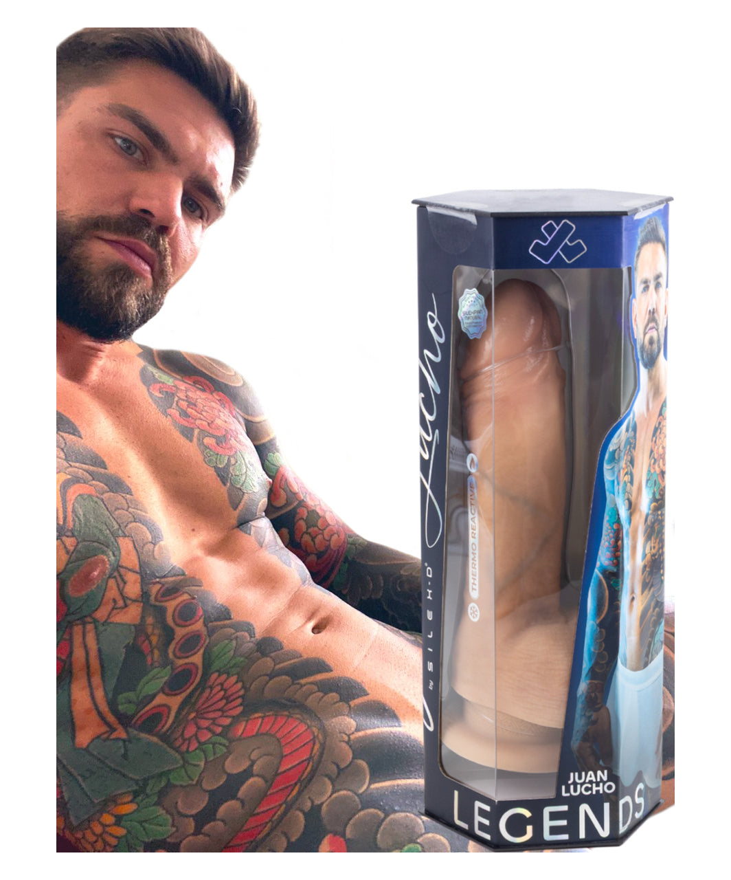 Realistischer Dildo mit doppelter Dichte 23,3 cm – Juan Lucho