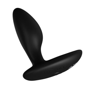 Plug anal connecté Ditto+ We-Vibe noir satin, avec base en T souple.